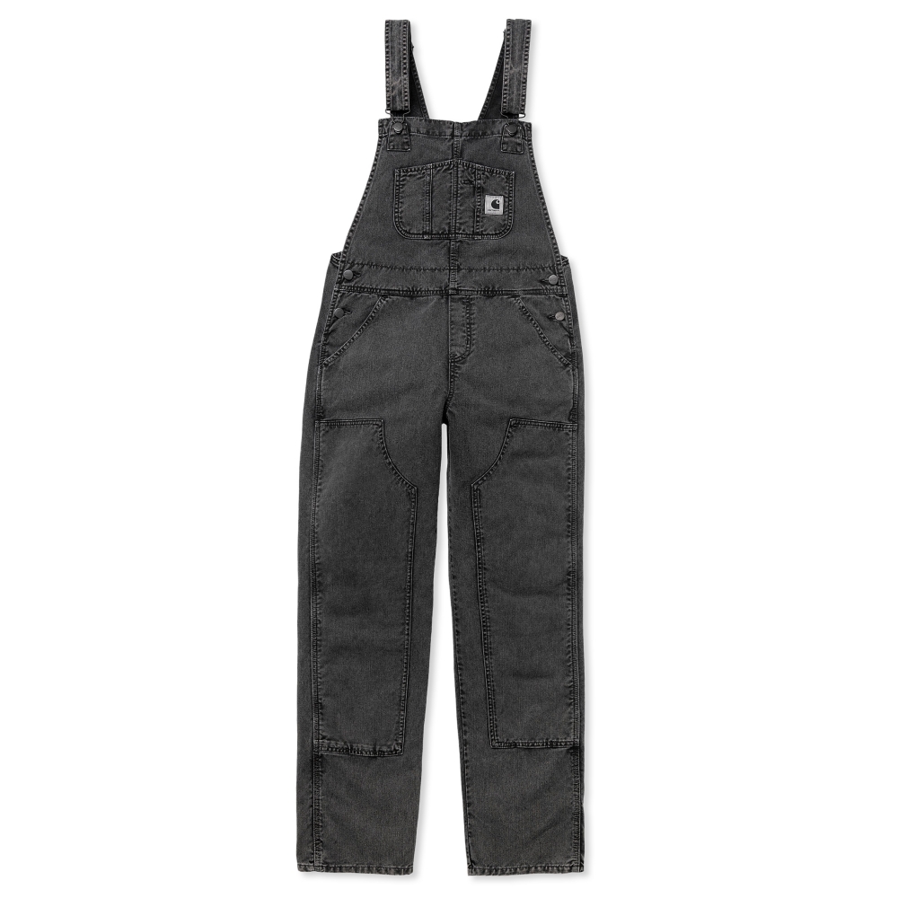 Women's Carhartt WIP Sonora Overall (Black Worn Washed)