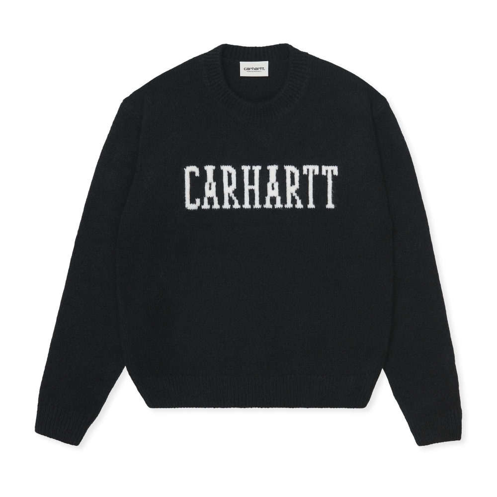 Women's Carhartt WIP University Sweater (Black/Wax) - I029518.K02.XX.03 ...