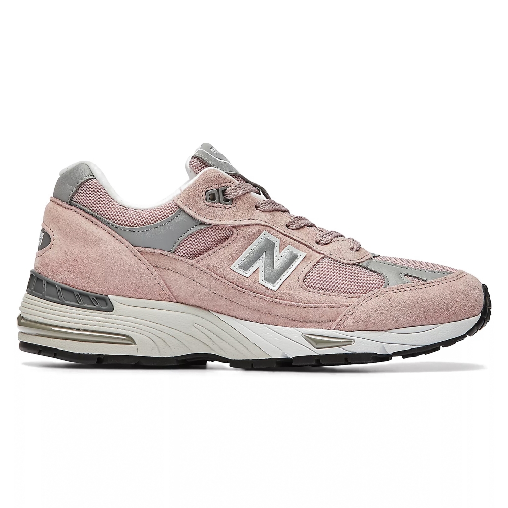 Women's New Balance 991 'Made In UK' (Shy Pink/Silver)