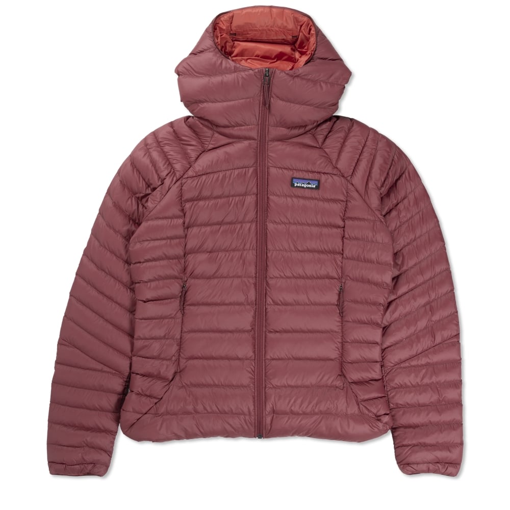 Women's Patagonia Down Sweater Hooded Jacket (Sequoia Red)