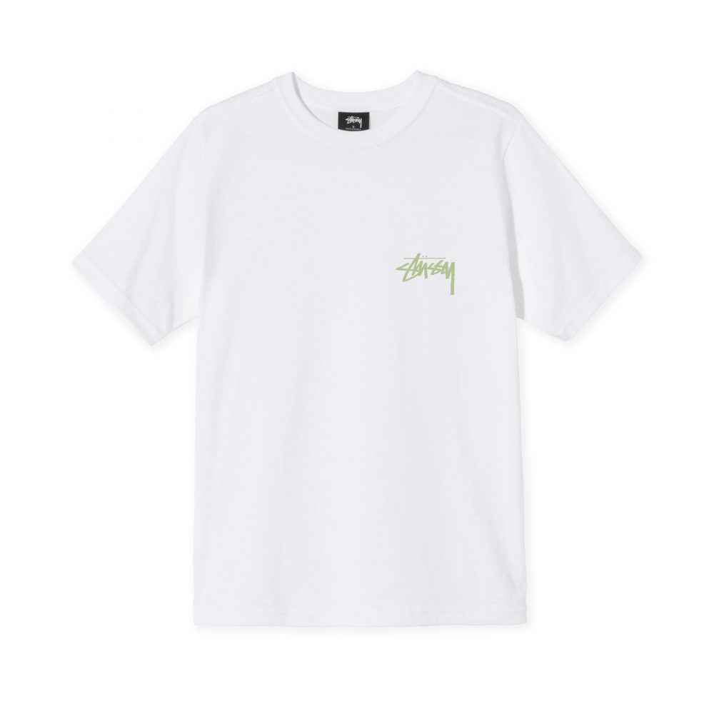 Women's Stussy Classic Stock T-Shirt (White) - 2903093-WHT - Consortium