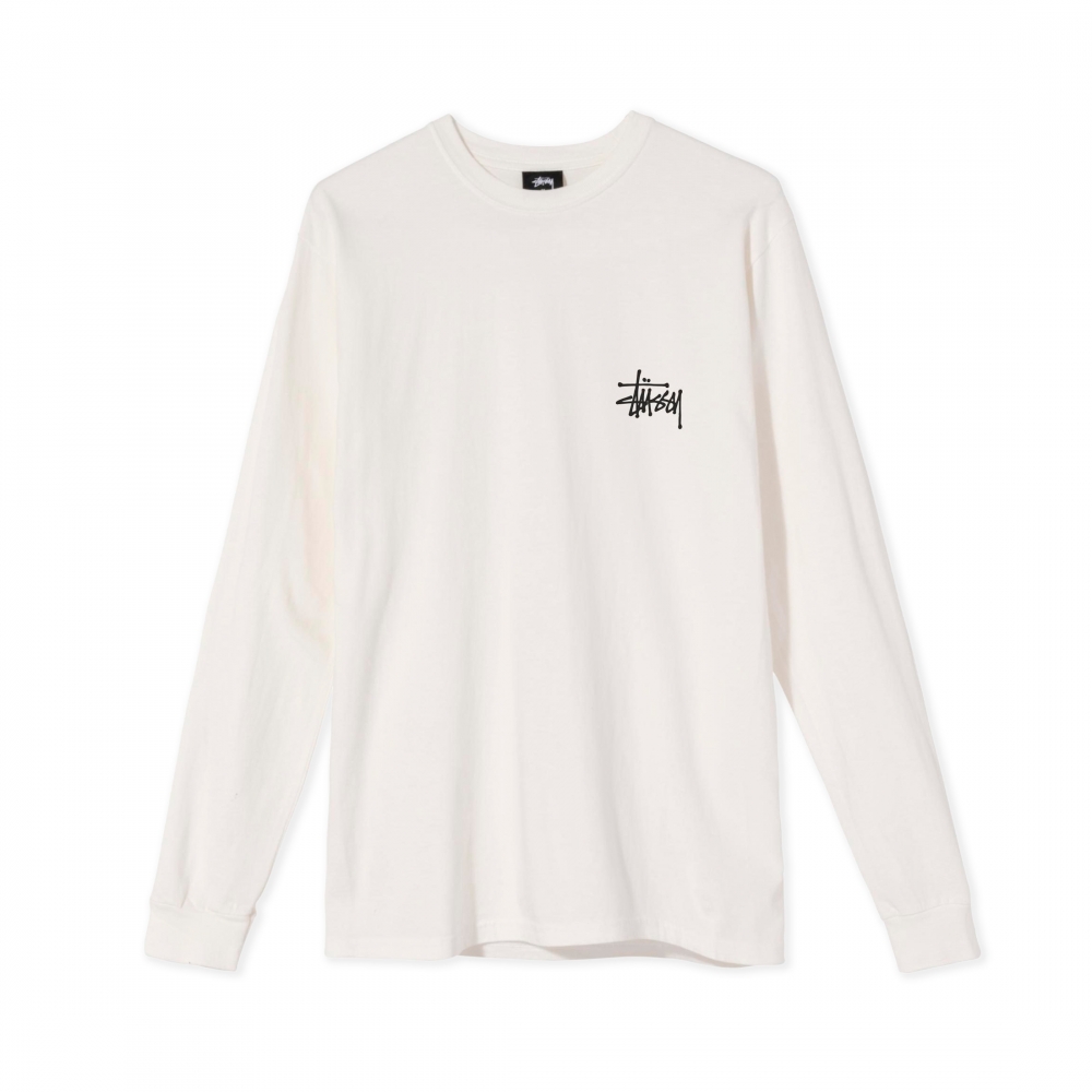 Women's Stussy Peace Pot Pigment Dyed Long Sleeve T-Shirt (Natural)