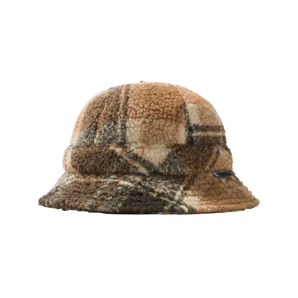 Women's Stussy Sherpa Fleece Bucket Hat (Plaid)