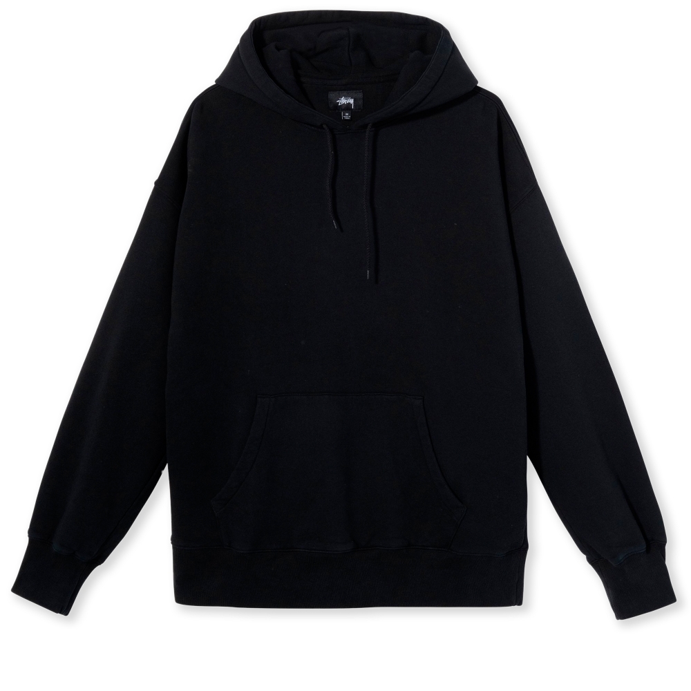Women's Stussy Slant Fleece Pullover Hooded Sweatshirt (Black) - 218111 ...