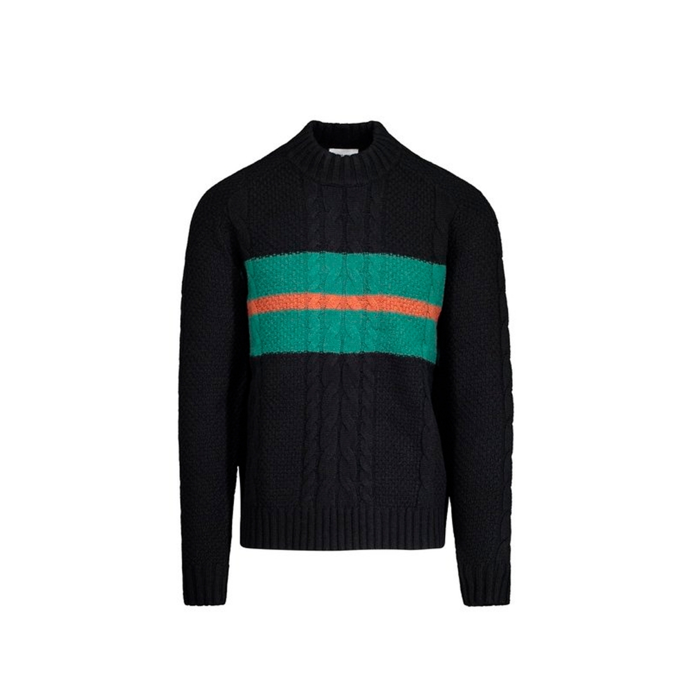 Wood Wood Calvin Sweater (Black) - 11835501-4101 BLK - Consortium.