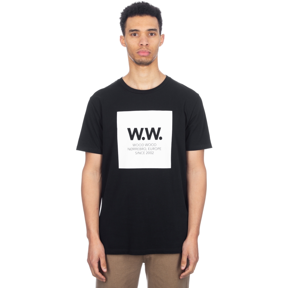 Wood Wood Square T-Shirt (Black)