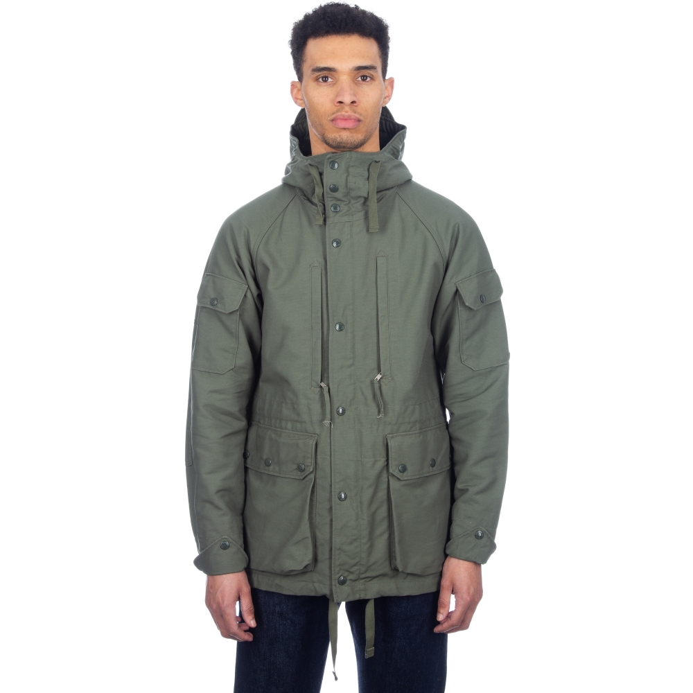 Engineered Garments Field Jacket (Olive Cotton Double Cloth) - F6D1584 ...