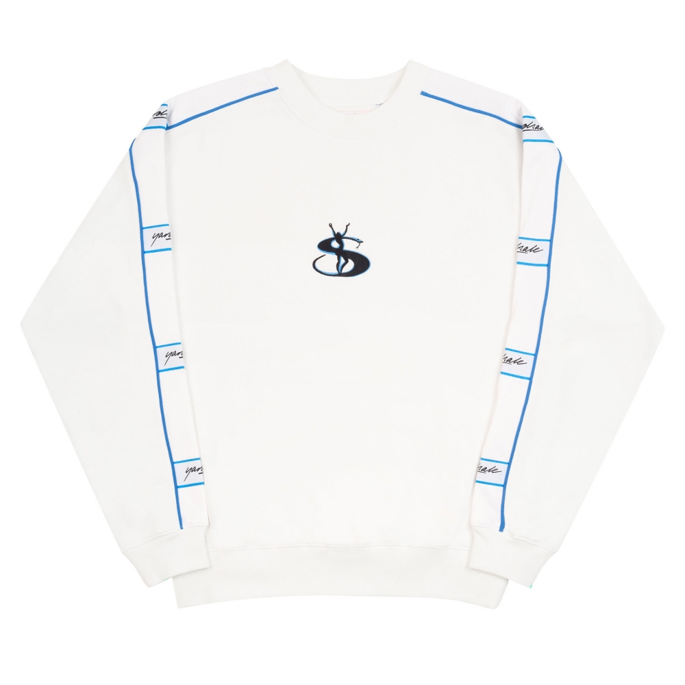 Yardsale Club Phantasy Crew Neck Sweatshirt (White/Blue)
