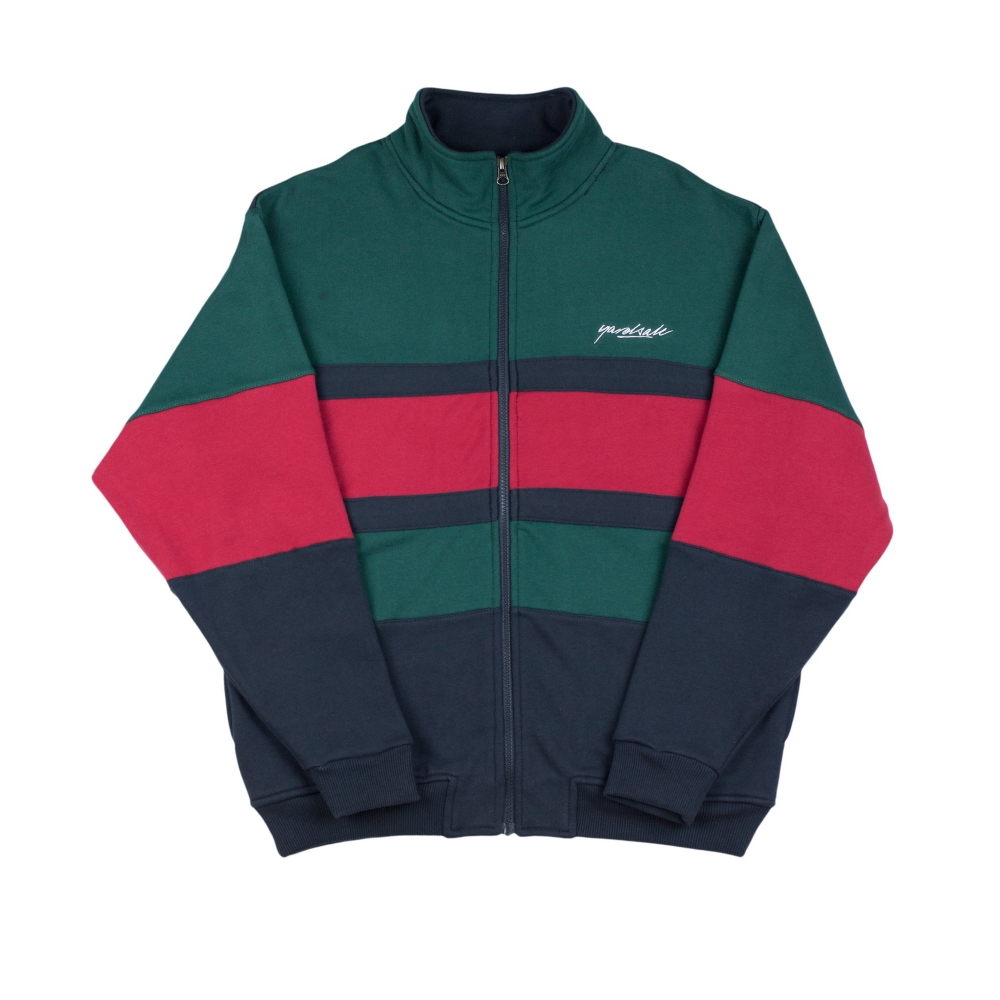 Yardsale Dior Full Zip Sweatshirt (Green/Navy/Red)