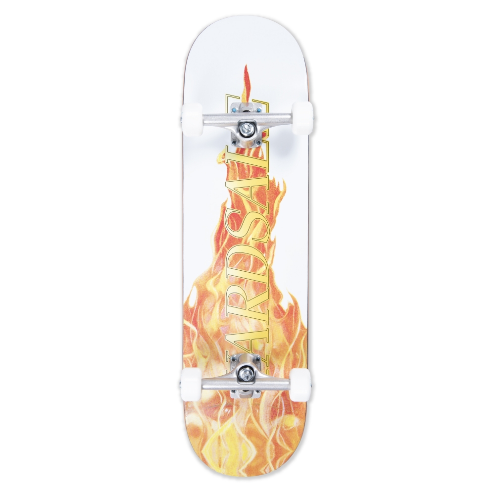 Yardsale Fuego Complete Skateboard 8.5" (White)