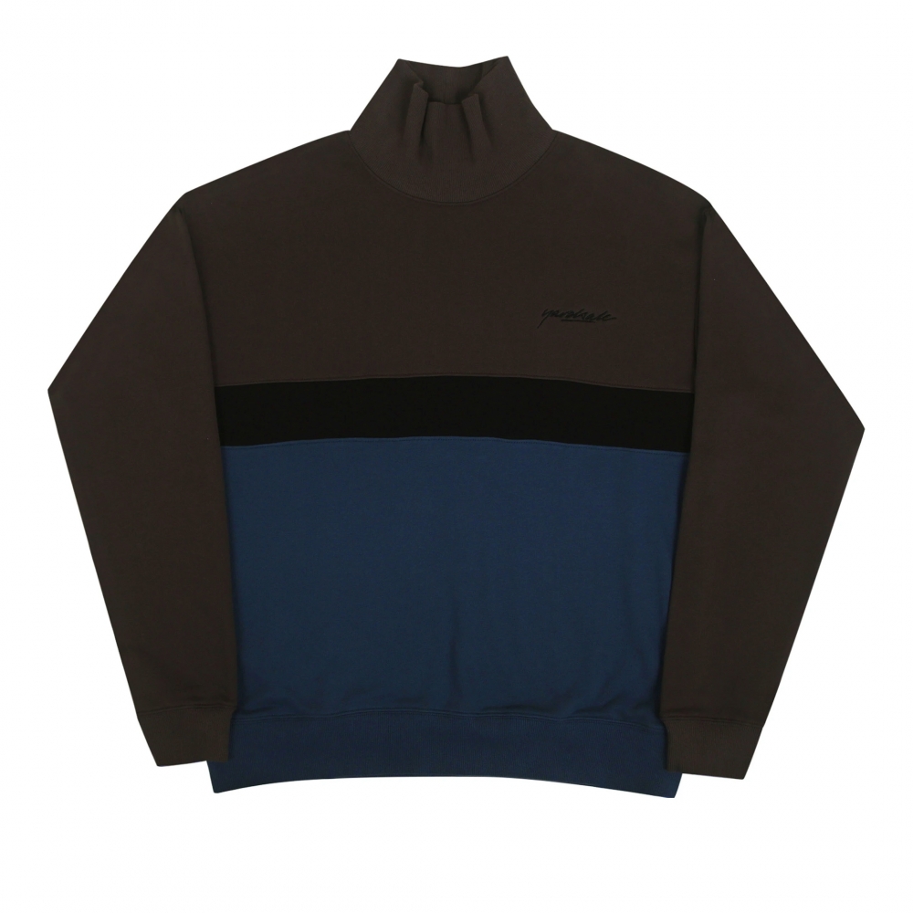 Yardsale Menace Rollneck Sweater (Black/Indigo)