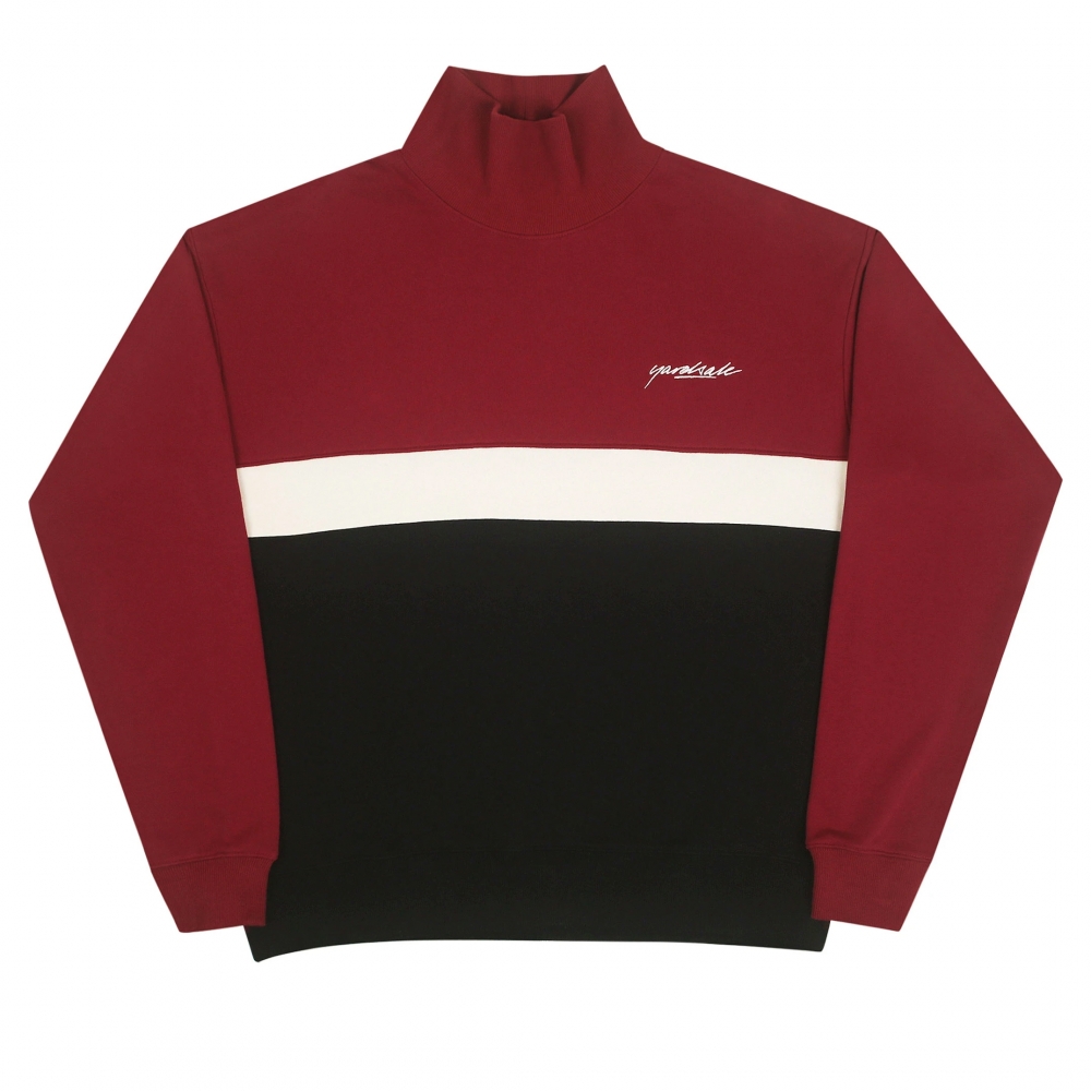 Yardsale Menace Rollneck Sweater (Red/Black)