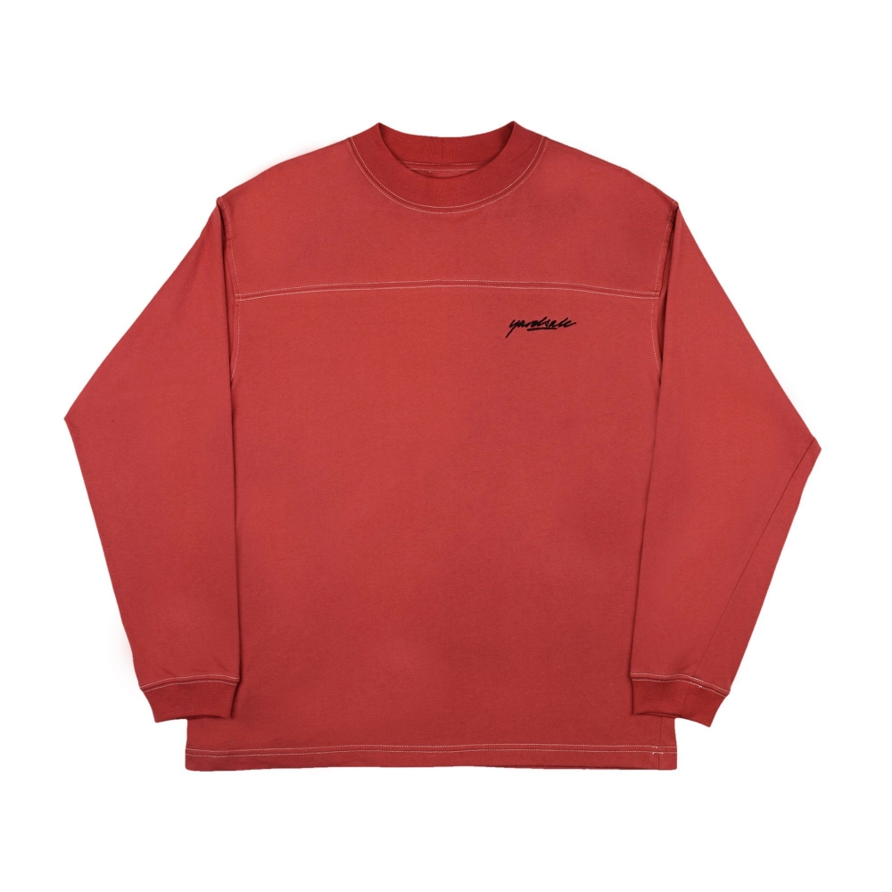 Yardsale Polo Long Sleeve T-Shirt (Crimson)
