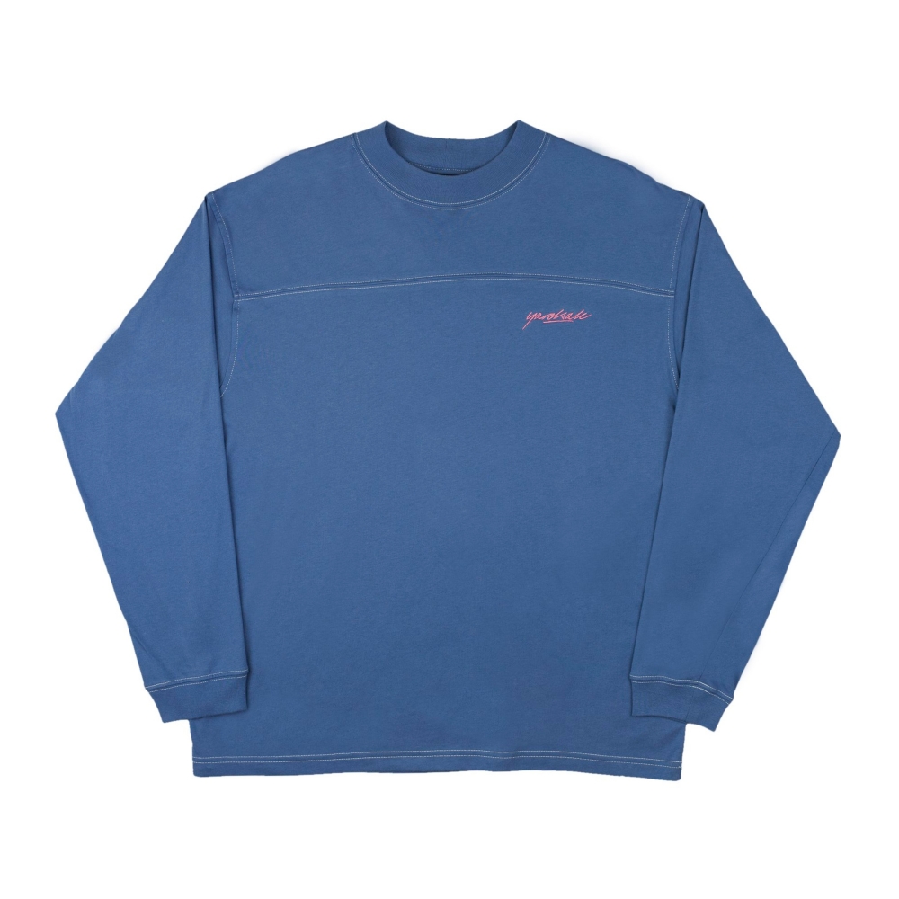 Yardsale Polo Long Sleeve T-Shirt (Royal Blue)
