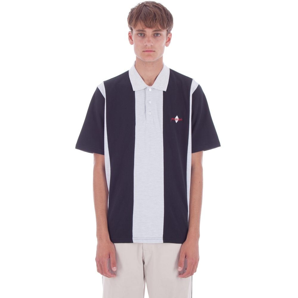 Yardsale Quartz Polo Shirt (Black/Ash Heather Grey)