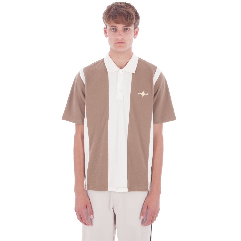 Yardsale Quartz Polo Shirt (Brown/Cream)