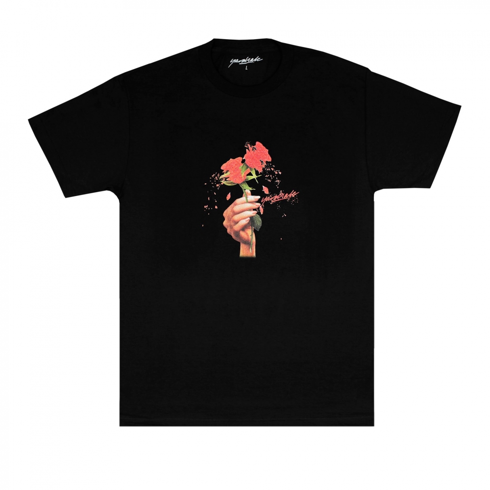Yardsale Red Rose T-Shirt (Black)
