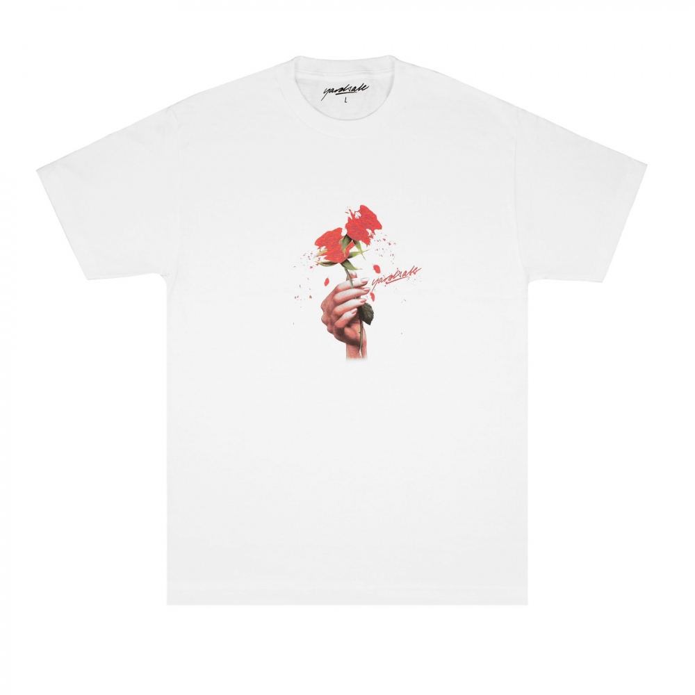 Yardsale Red Rose T-Shirt (White)