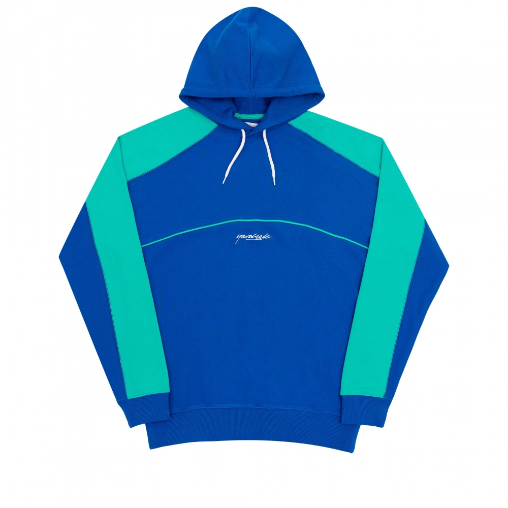 Yardsale Two Tone Pullover Hooded Sweatshirt (Blue)