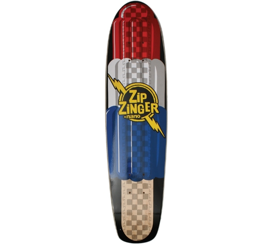 Zip Zinger Skateboard Deck - 7.125" Nano (Ice Cream)