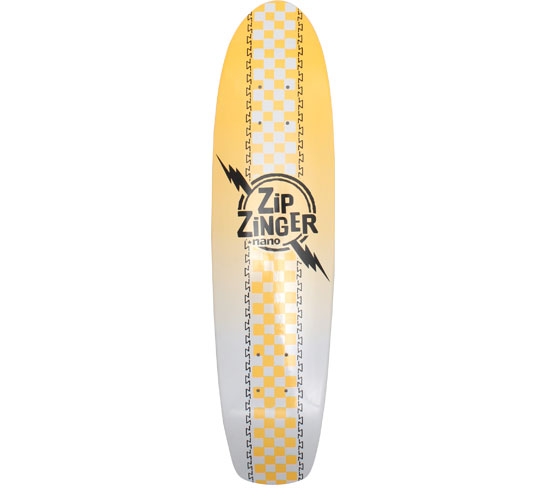 Zip Zinger Skateboard Deck 7.125 "- Nano (Neon Fade)