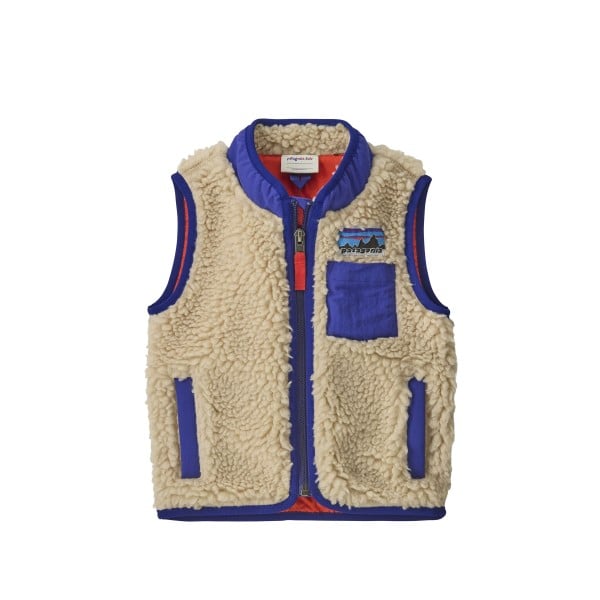 Baby Patagonia Retro-X Fleece Vest (Dark Natural)