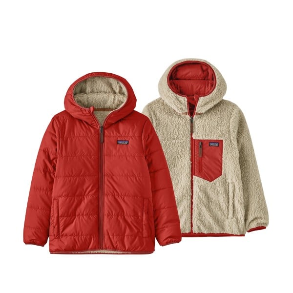 Kids’ Patagonia Reversible Ready Freddy Hoody (Amanita Red)