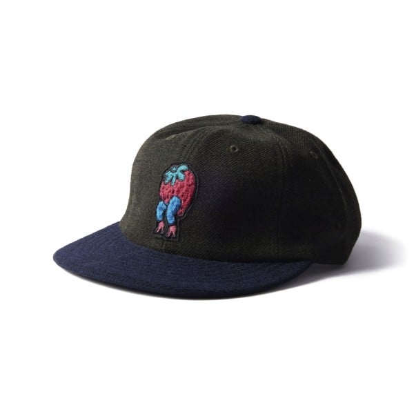 by Parra Stupid Strawberry 6 Panel Cap (Hunter Green)