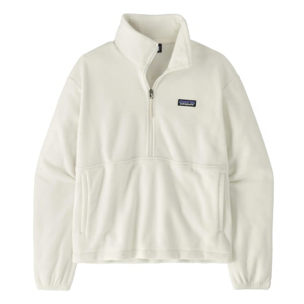 Women's Patagonia Micro D 1/2-Zip Fleece Pullover (Birch White)