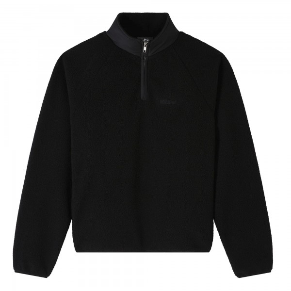 A.P.C. Island Fleece Sweatshirt (Black)