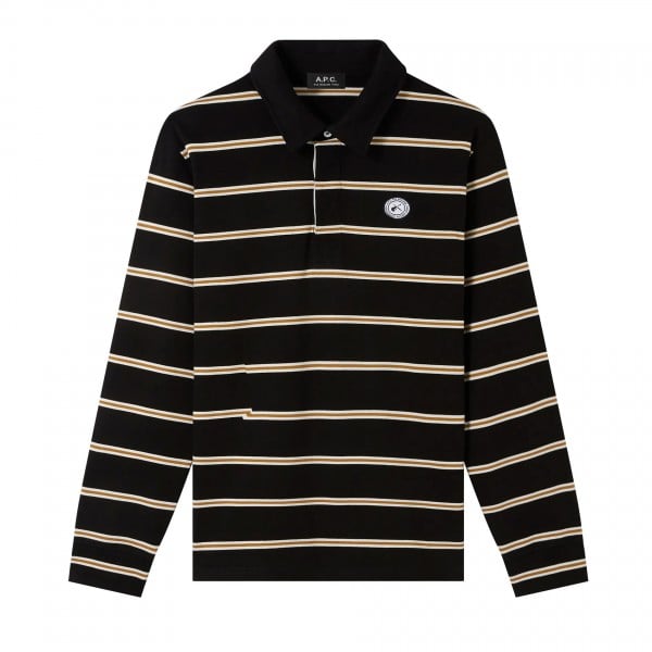 A.P.C. Marceau Leve polo Shirt (Black)