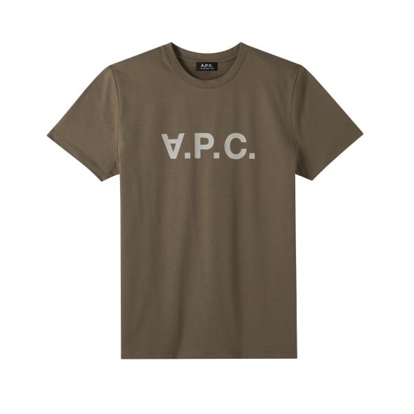 A.P.C. VPC Bicolore T-Shirt (Khaki/Grey)