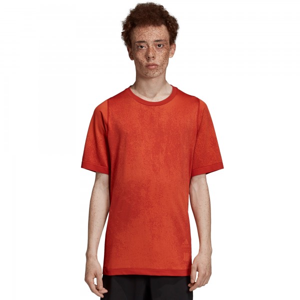 adidas by UNDEFEATED Knit T-Shirt (Orange/Tribe Orange)