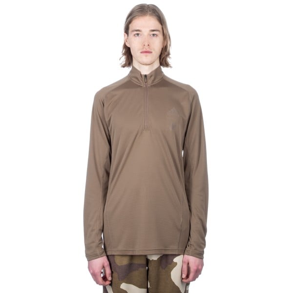 adidas by UNDEFEATED Technical Half Zip Sweatshirt (Tactile Khaki)