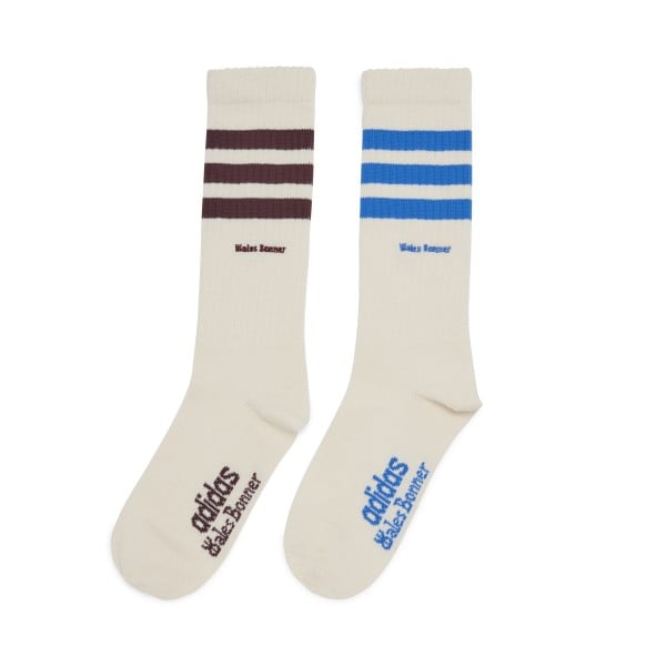adidas Originals by Wales Bonner 3-Stripes Socks (Chalk White/Chalk White)