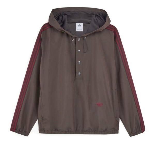 adidas Originals by Wales Bonner Nylon Anorak (Night Brown)