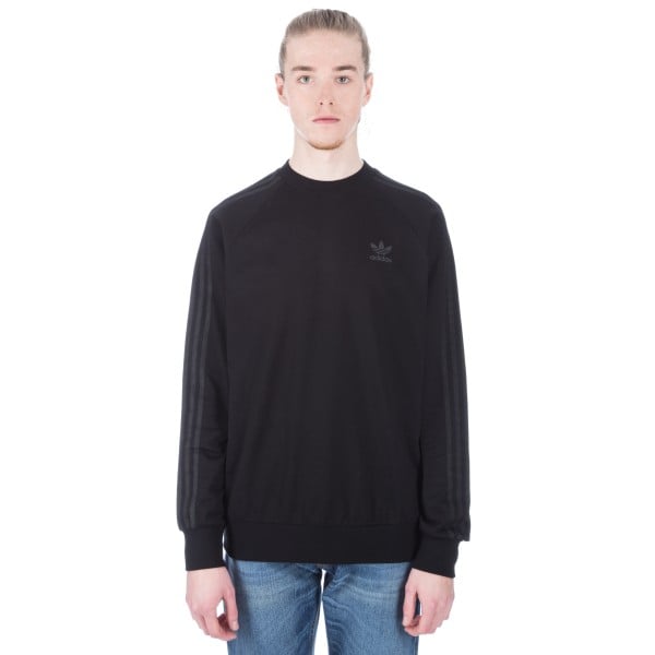adidas Originals Deluxe Crew Neck Sweatshirt (Black)
