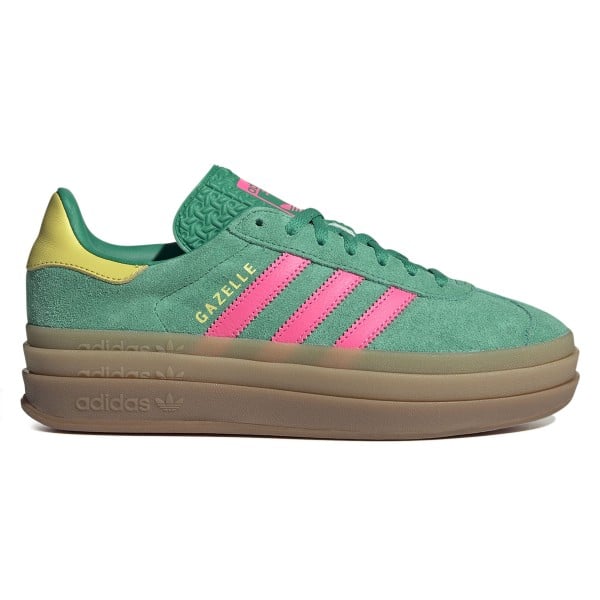 adidas Originals Gazelle Bold (Court Green/Lucid Pink/Pure Sulfur)