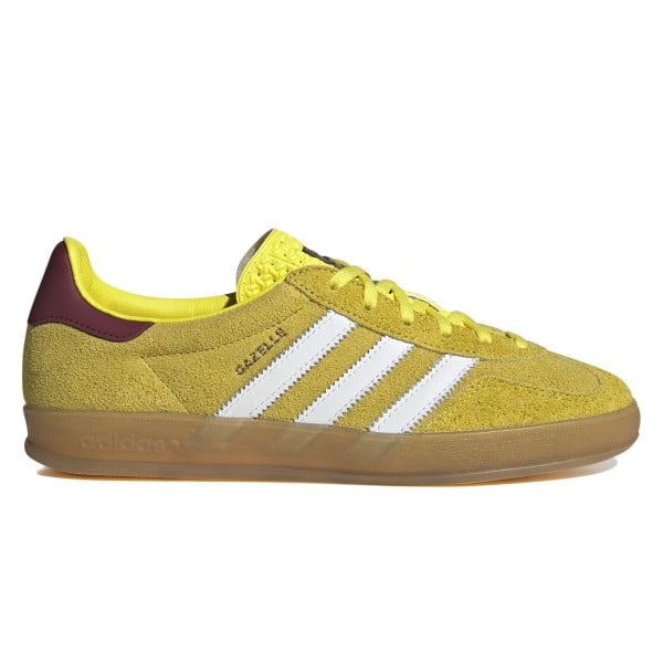 adidas Originals Gazelle Indoor (Bright Yellow/Footwear White/Collegiate Burgundy)