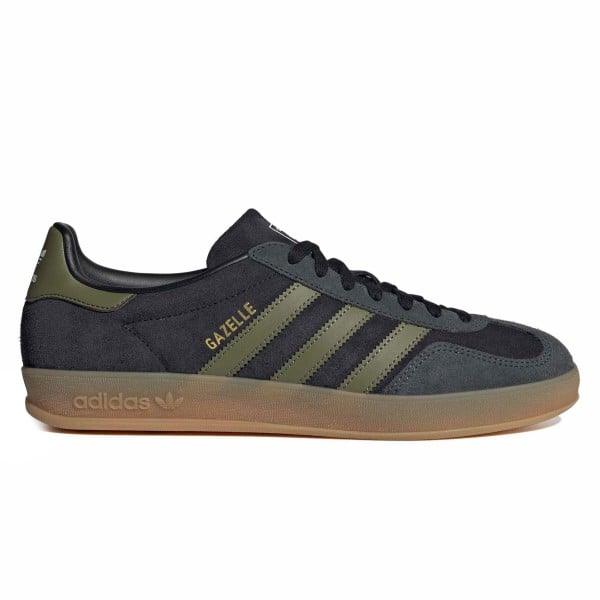 adidas Originals Gazelle Indoor (Core Black/Focus Olive/Carbon)