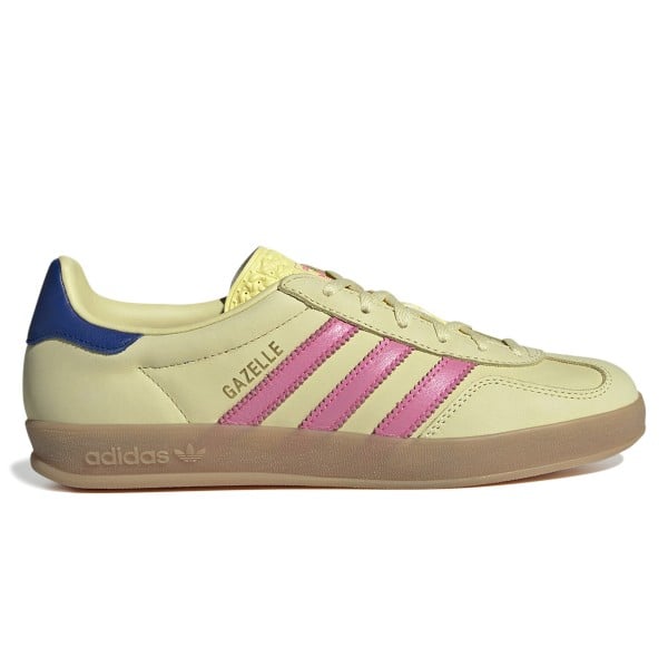 adidas Originals Gazelle Indoor (Powder Yellow/Lucid Pink/Royal Blue)