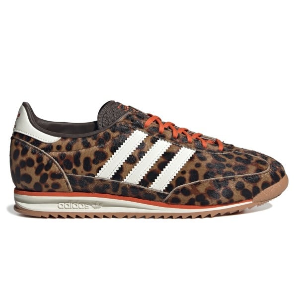 adidas Originals SL 72 OG 'Leopard' (Dark Brown/Off White/Semi Impact Orange)