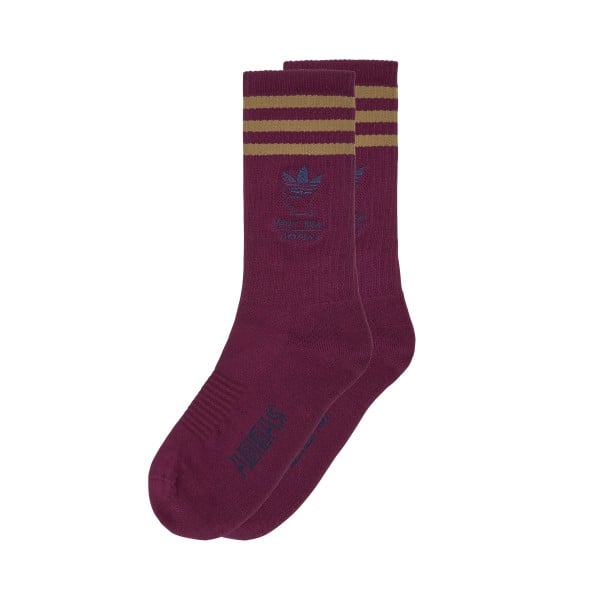adidas Originals x Brain Dead Socks (Amazon Red/Brown Desert/Collegiate Navy)