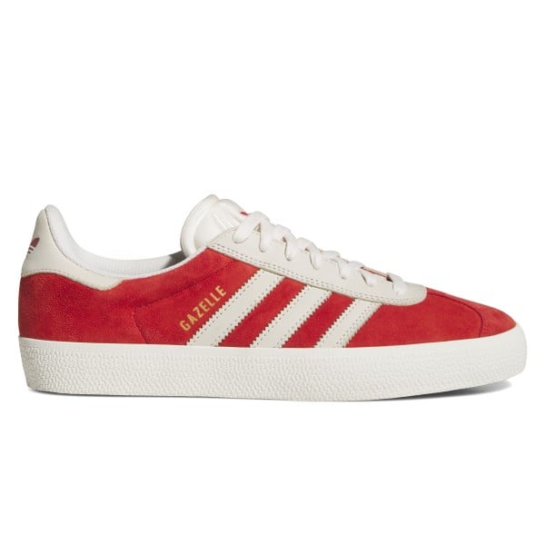 adidas Skateboarding Gazelle ADV (Better Scarlet/Chalk White/Gold Metallic)