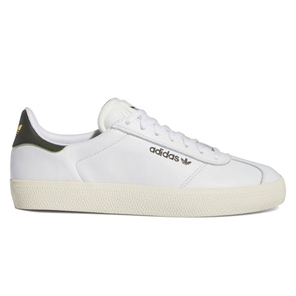 adidas Skateboarding Gazelle ADV (Footwear White/Footwear White/Shadow Olive)