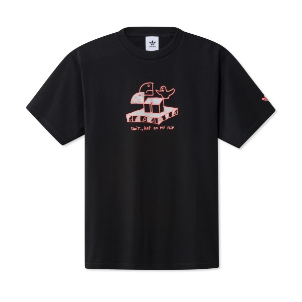 adidas Skateboarding Shmoofoil Don't Flip T-Shirt (Black/Multicolour)