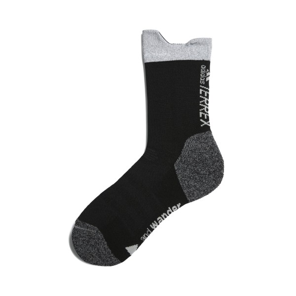 adidas TERREX x and wander COLD.RDY Wool Socks (Black/Mgh Solid Grey)