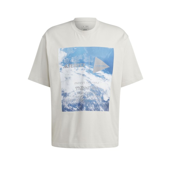adidas TERREX x and wander Graphic T-Shirt (Aluminium)
