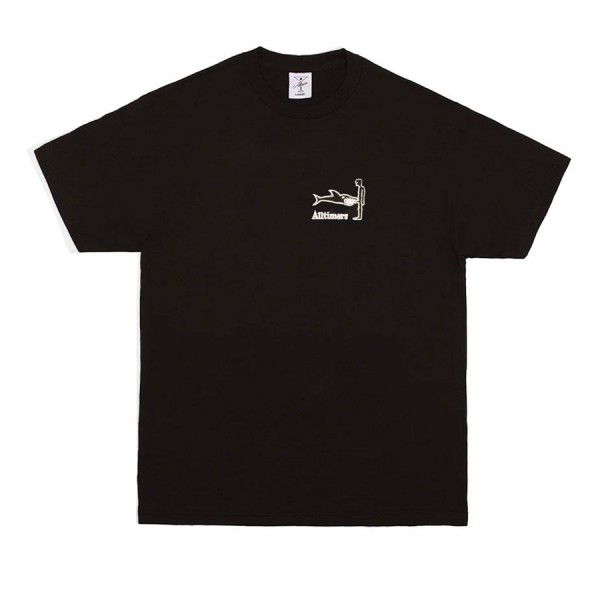 Alltimers Shark Dick Embroidered T-Shirt (Black)