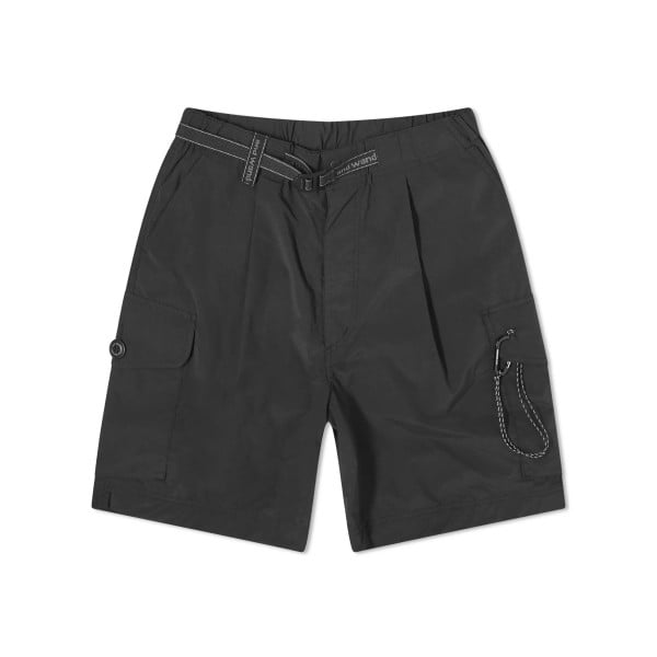 and wander Oversized Cargo Shorts (Black)